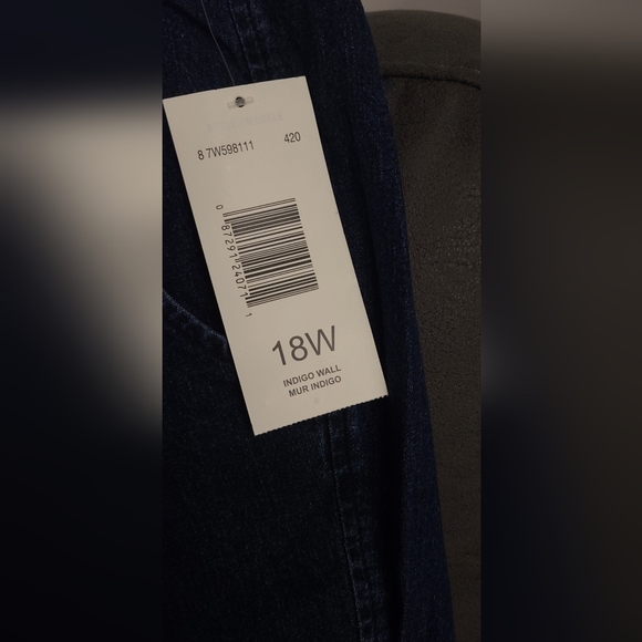 NWT 🌸💙Alia Blue Plus Size Women Pull On Pants: size 18W💙🌸 - Picture 3 of 6